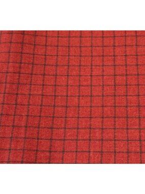 Red & Black Plaid Cotton Fabric 1/2 yard x 40" Sewing Quilting Crafting Projects